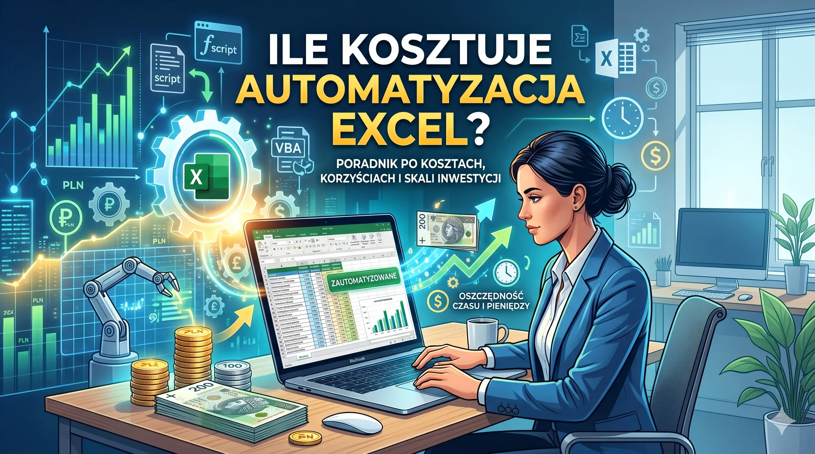 Ile kosztuje automatyzacja raportów w Excelu? Cennik i przewodnik po wycenie (2026)